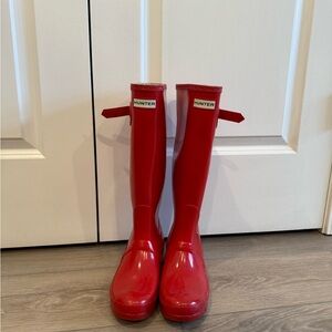 Hunter Red Rain Boots